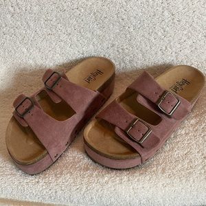 Corky's Wannabe Pink Platform Sandals